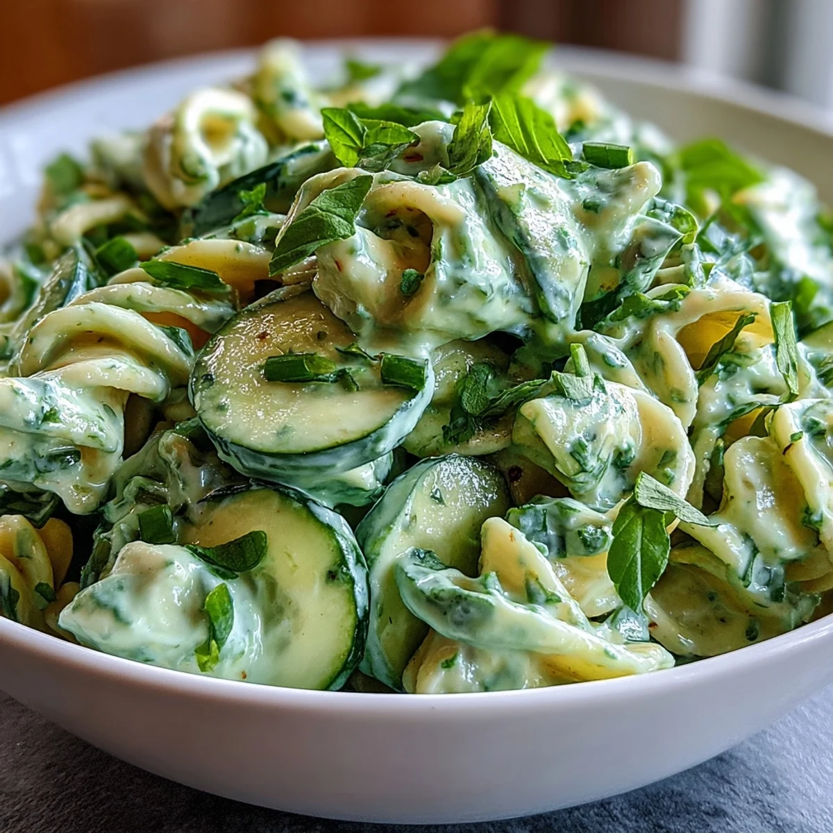 Enjoy this delightful Green Goddess Pasta Salad, perfect for summer picnics and light meals.