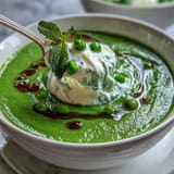 Spring Pea Soup with Ricotta
