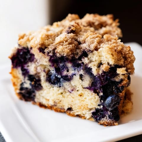 Blueberry Buckle Coffee Cake