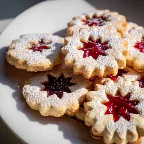Tender almond cookies sandwich