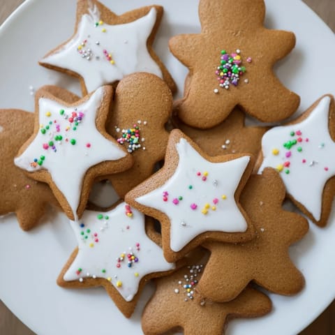 Classic Gingerbread Spiced Cookies