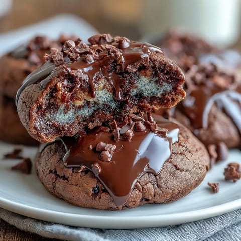 Decadent dark chocolate vanilla cookies inspired by Shadow Milk Cookie, with rich cocoa and creamy vanilla swirl.