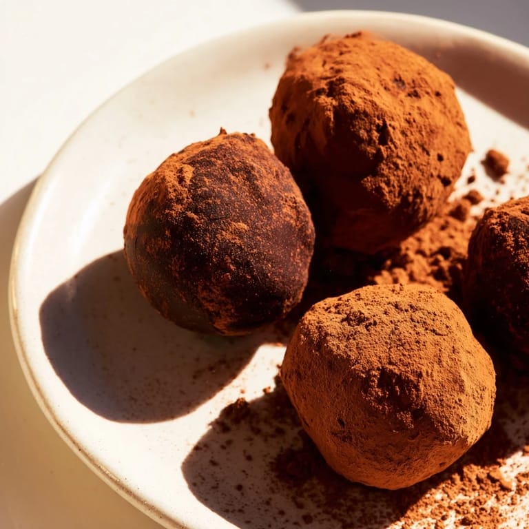 Imagine creamy chocolate ganache transformed into delicious, sprinkle-covered chocolate truffles ready to enjoy.