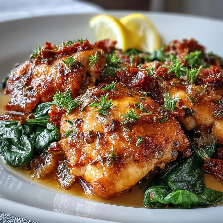 One-pot lemon orzo with chicken and spinach, bright citrus aroma, tender chicken, and fresh spinach in a cozy skillet.