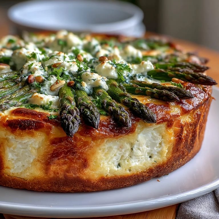 Flaky puff pastry tart loaded with tender asparagus, Gruyère, and chives, a vibrant and elegant vegetarian appetizer for any spring gathering.